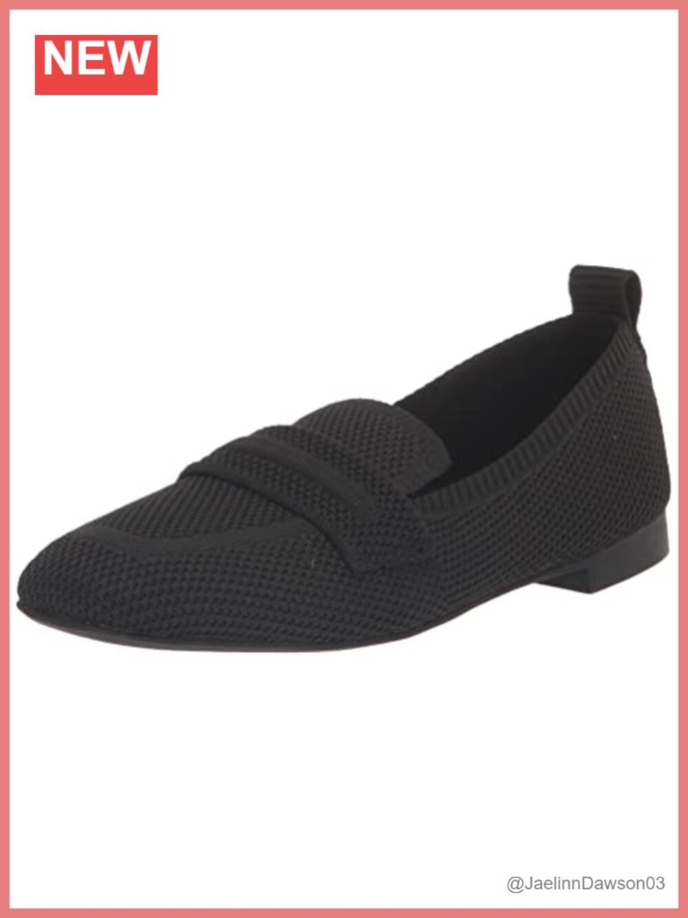 Knit Loafer Flats for Women, Flexible Sole, Breathable Fabric, Slip-On Shoes